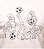 Image de Copa Football - T-shirt Pin Up - Rose