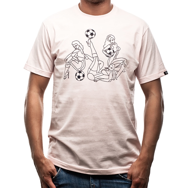 Image de Copa Football - T-shirt Pin Up - Rose