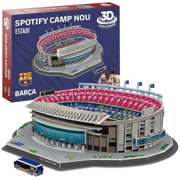 FC Barcelona Spotify Camp Nou Stadion - 3D Puzzel