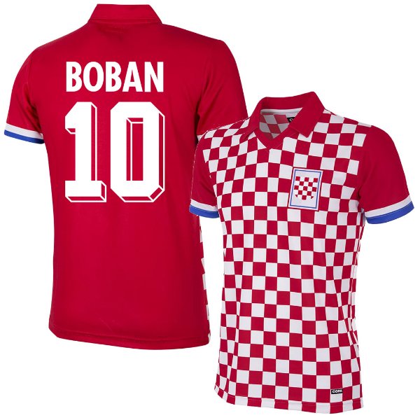 COPA Football - Croatia Retro Football Shirt 1992 + Boban 10