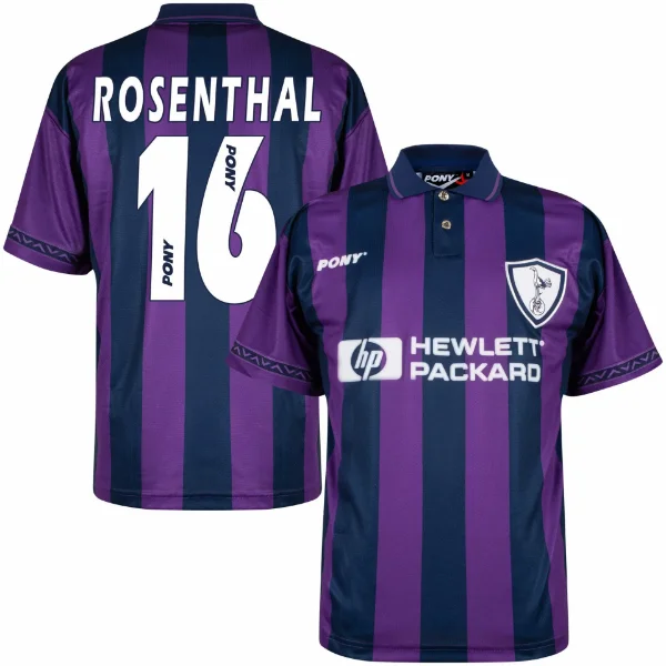 Image de Pony - Maillot rétro Extérieur Tottenham Hotspur 1995-1996 + Rosenthal 16