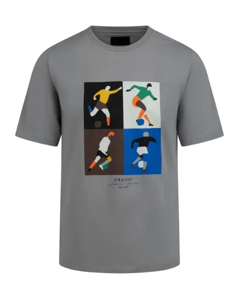 Cruyff - Turn T-Shirt - Grijs